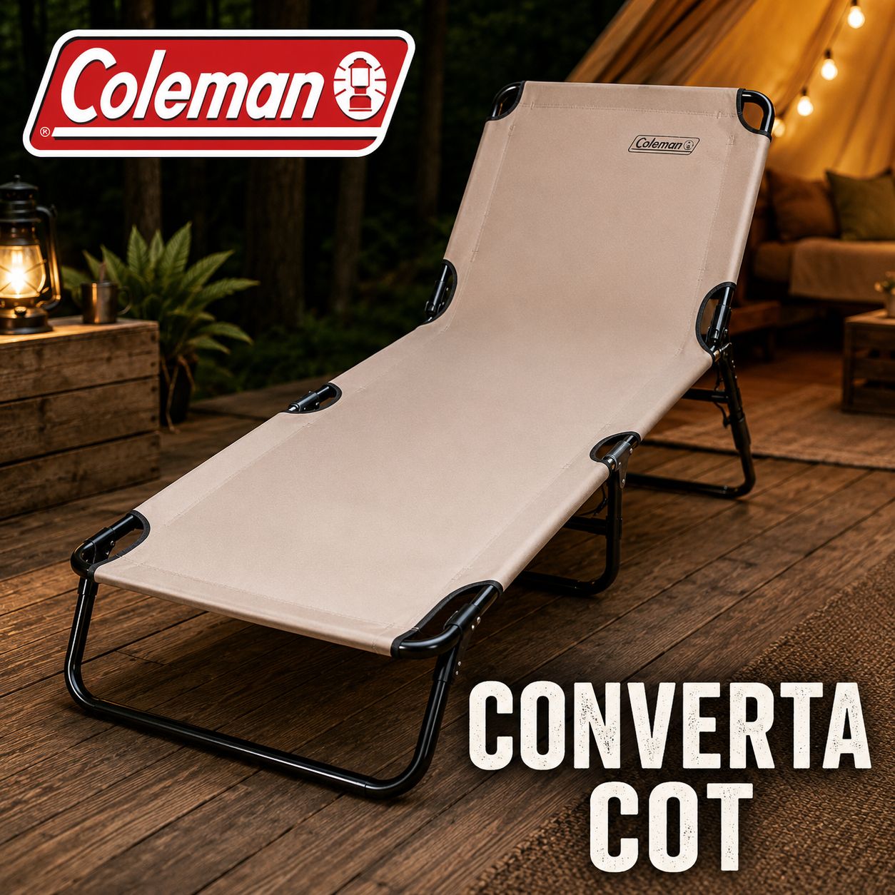 ほぼ未使用】Coleman 2000020283 コンバータコット リクライニング式