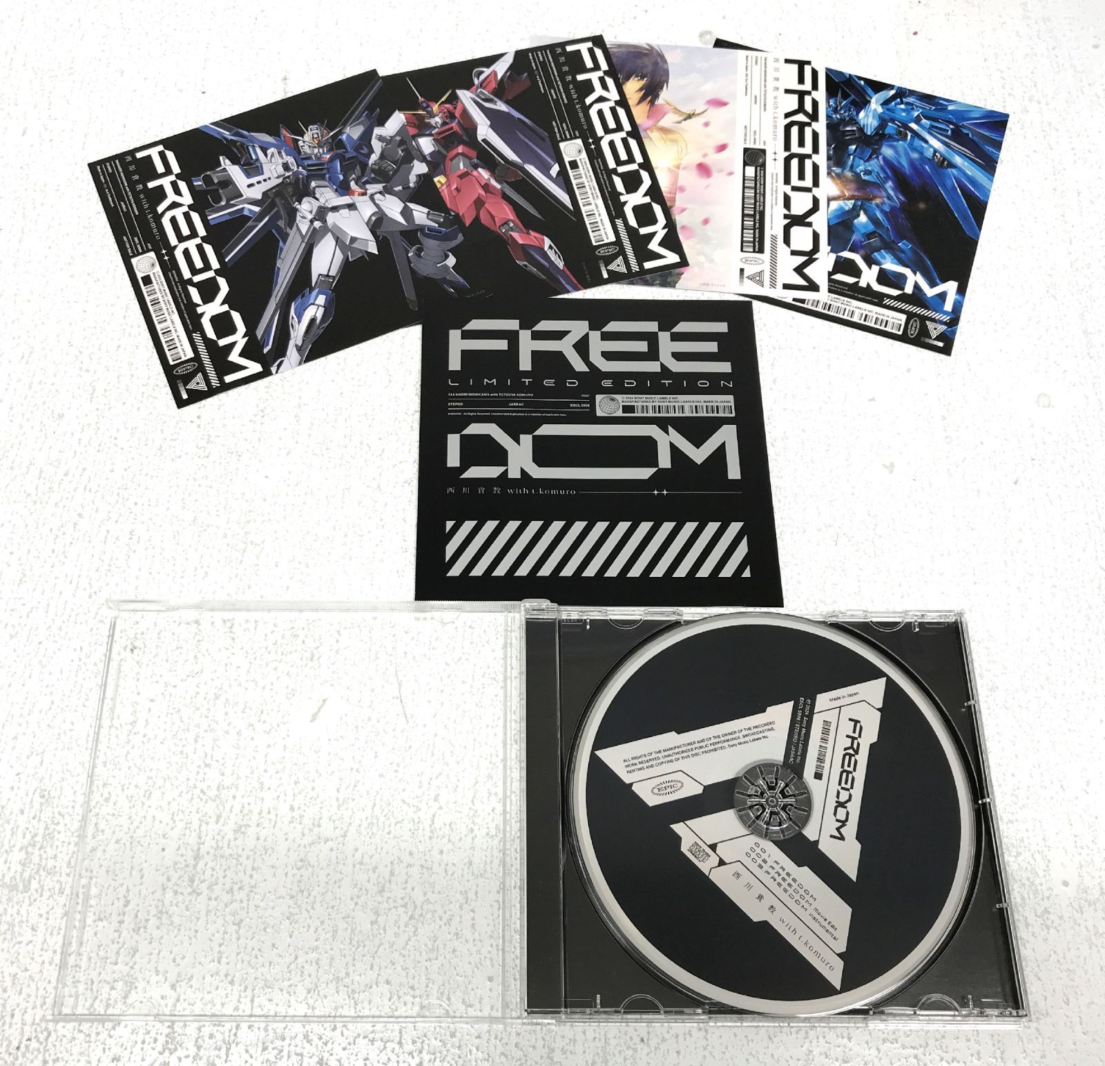 盛岡21-0068］西川貴教 with t.komuro FREEDOM 完全生産限定盤