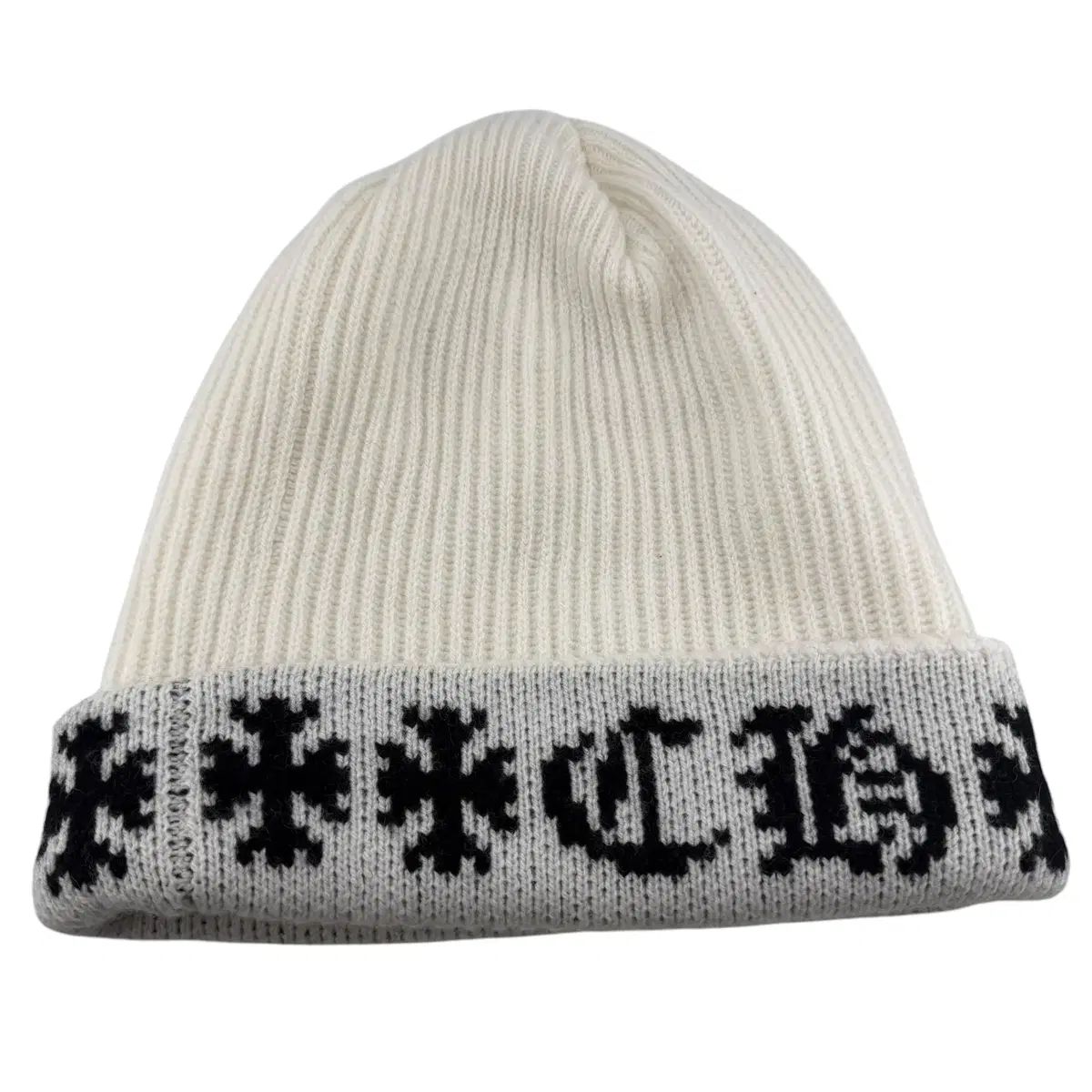 2nd_dosan 中古 クロムハーツ BIG daddy ビーニー 白