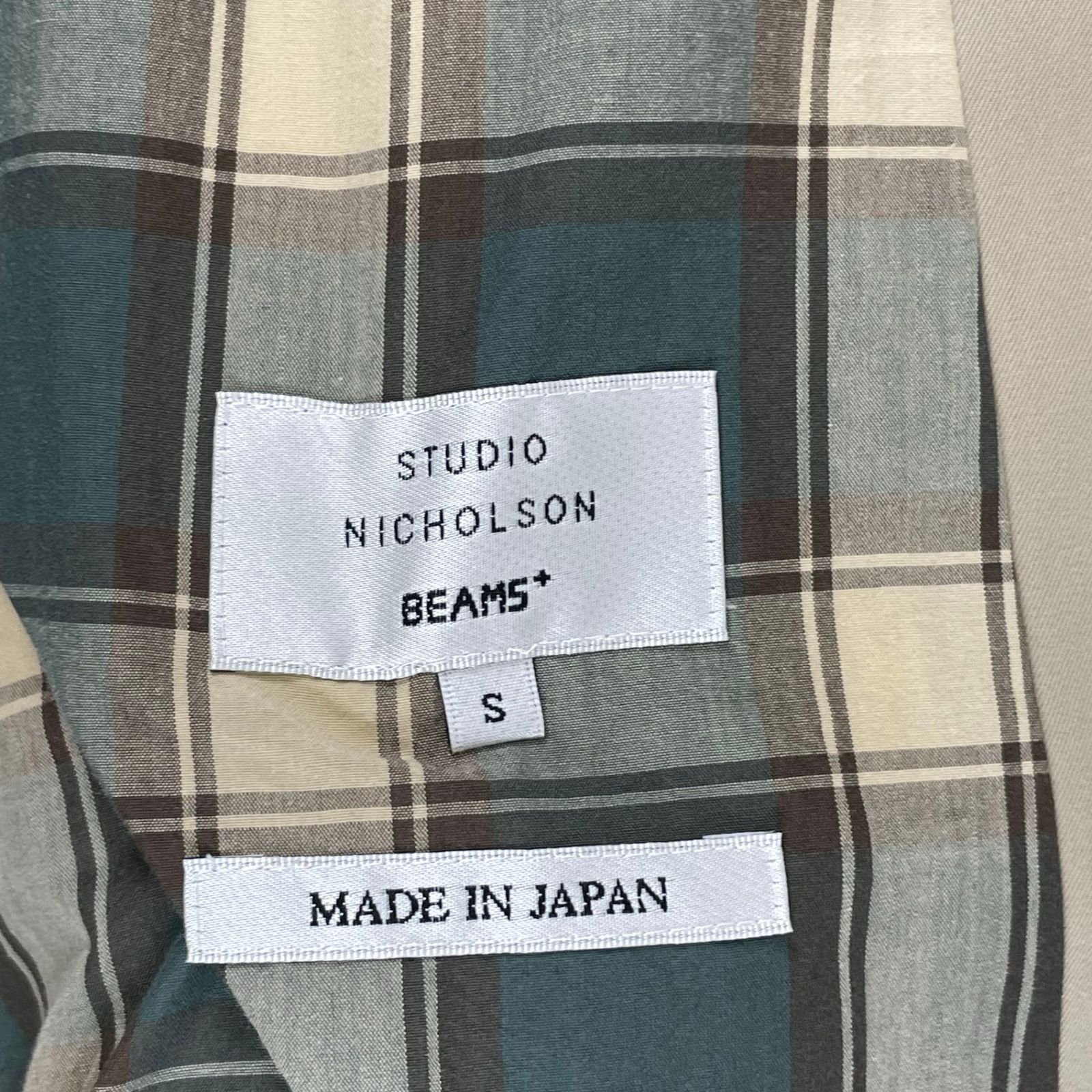 BEAMS PLUS × STUDIO NICHOLSON / PETER RAINCOAT ガーメントケース付
