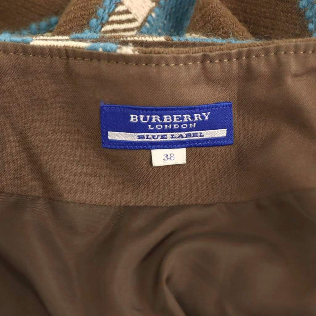 バーバリーブルーレーベル BURBERRY BLUE LABEL フレアスカート ミニ