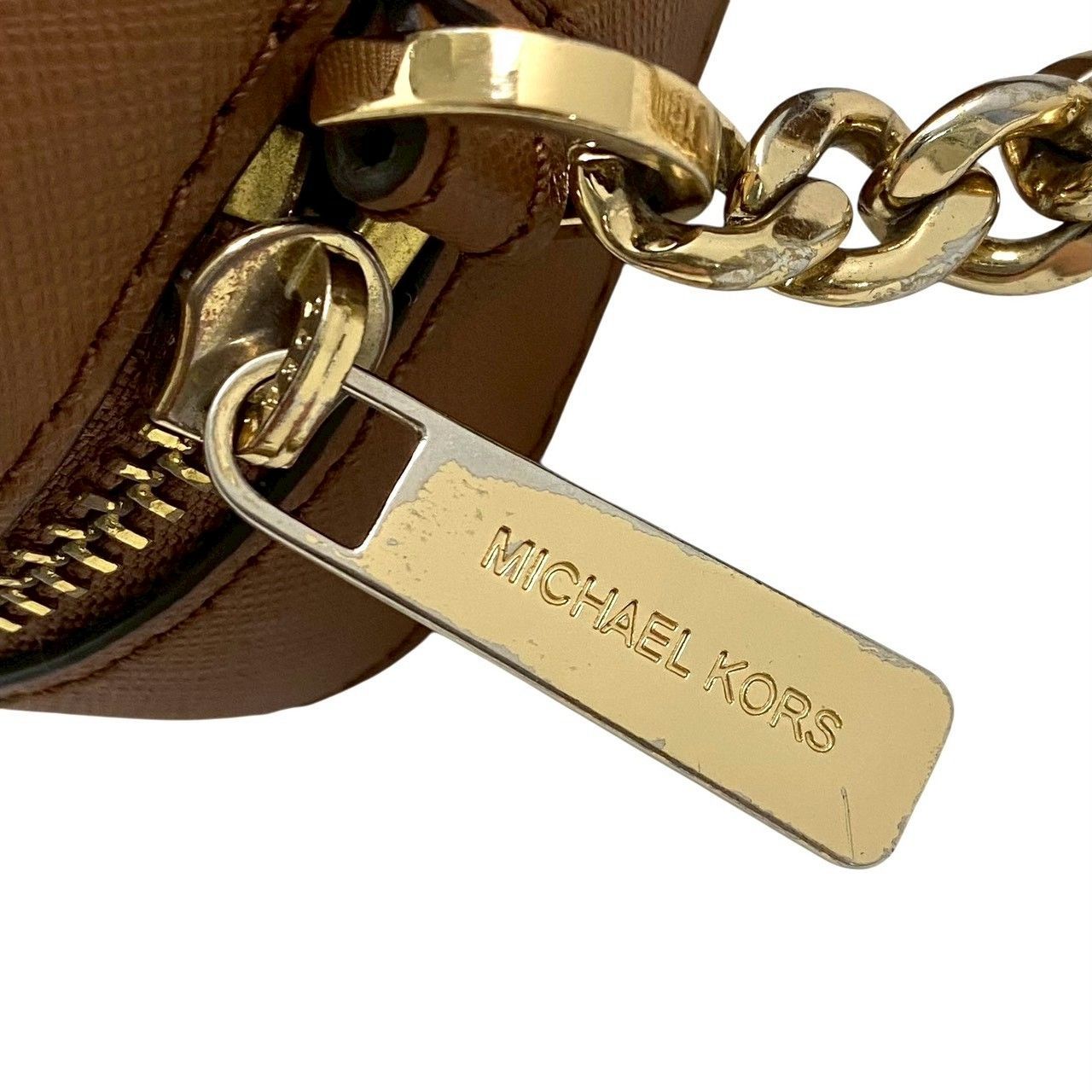 MICHAEL KORS】MKロゴ シグネチャー ショルダーバッグ ホワイト/白 