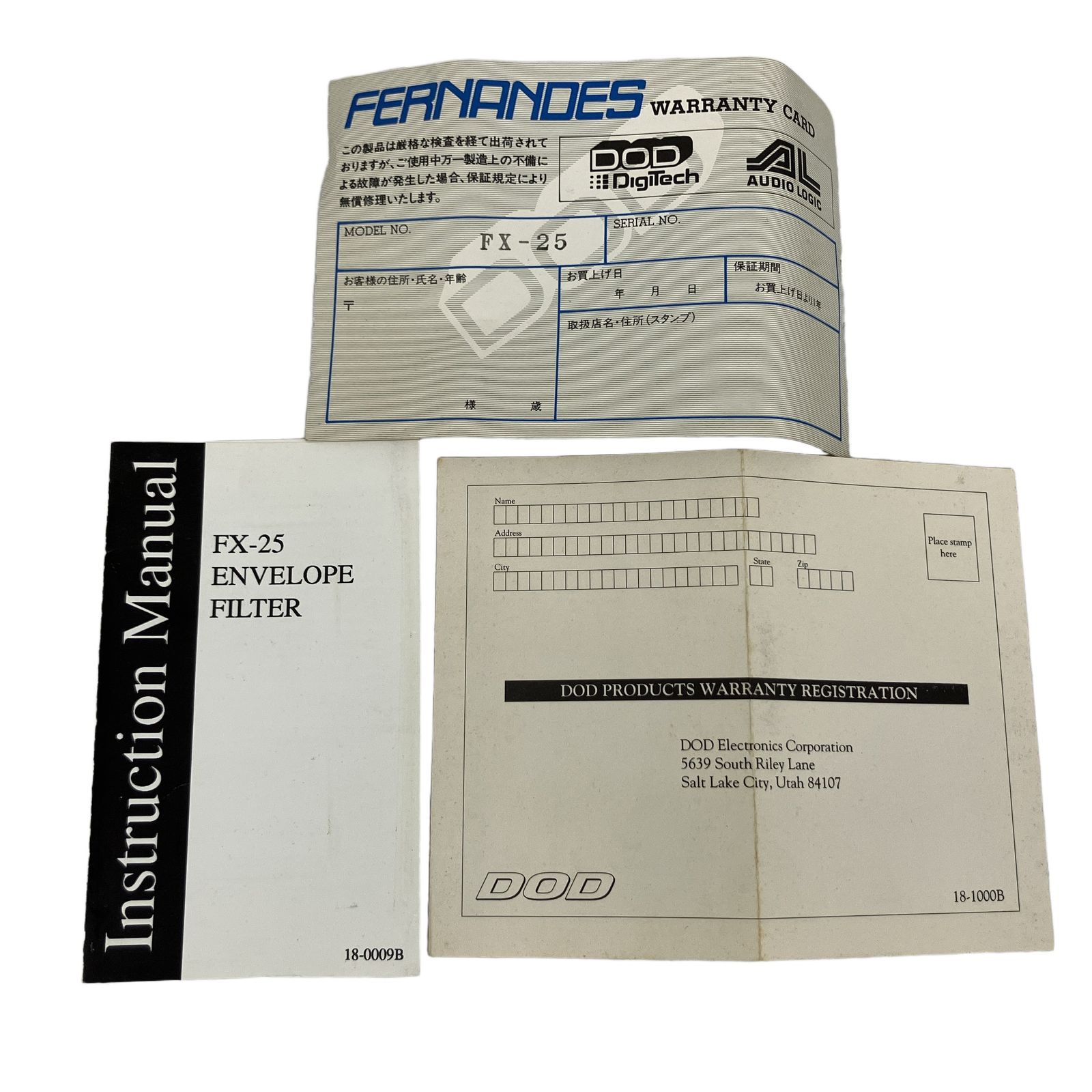 DOD FX25 コンパクト エフェクター エンベロープ フィルター 音響機器