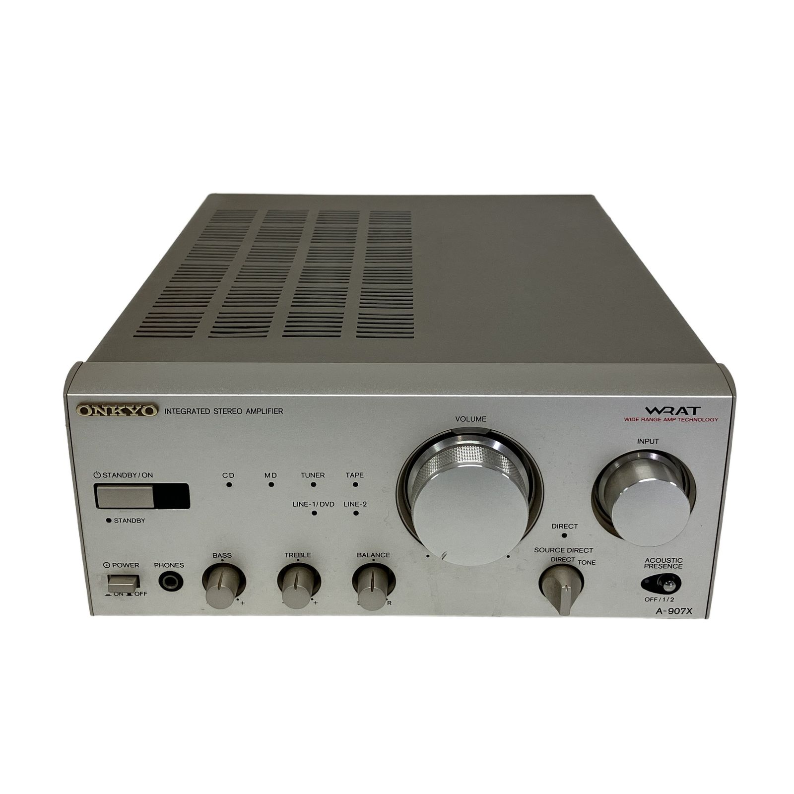 ONKYO A-907X プリメイン アンプ オンキョーAC 100V 45W 音響 機器