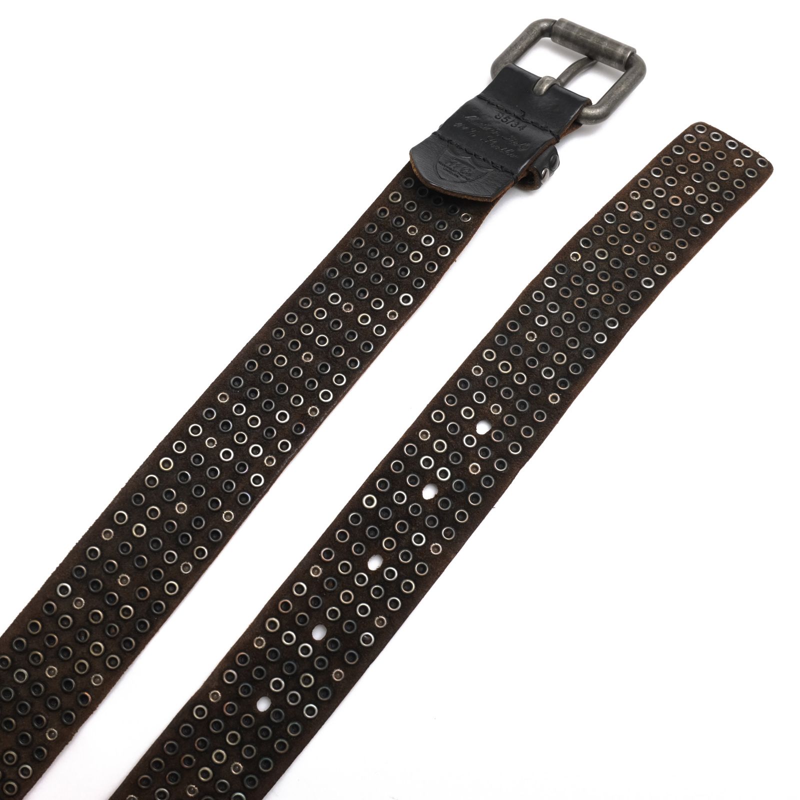 エイチティーシー／HTC ベルト ビジネス メンズ 男性 男性用 レザー 革 本革 ブラック 黒  SHAMAN BELT スタッズ ヴィンテージ加工 エイチティーシー／HTC ベルト ビジネス メンズ 男性 男性用 レザー 革