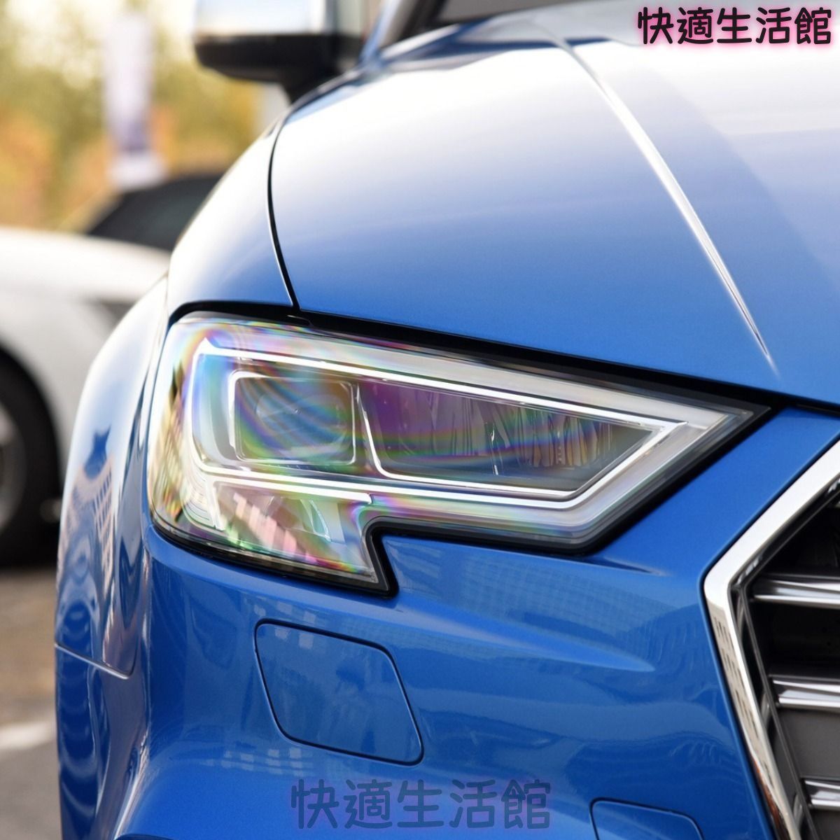 送料無料 アウディ Audi A3 17-20 LEDヘッドライト デイライト ウインカー一体型 マトリクスレンズ風 PC素材 高輝度 明るさ向上 視認性向上 左右セット 外装パーツ スタイリッシュ デザイン性向上 車用 ドレスアップ gzj718