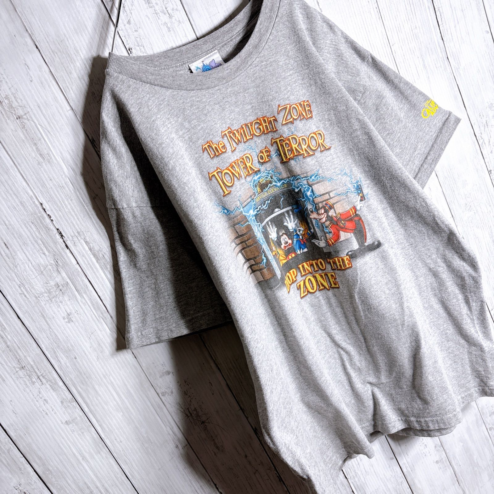 希少デザイン】90s~00s Vintage DISNEY T-SHIRT ディズニー グレー