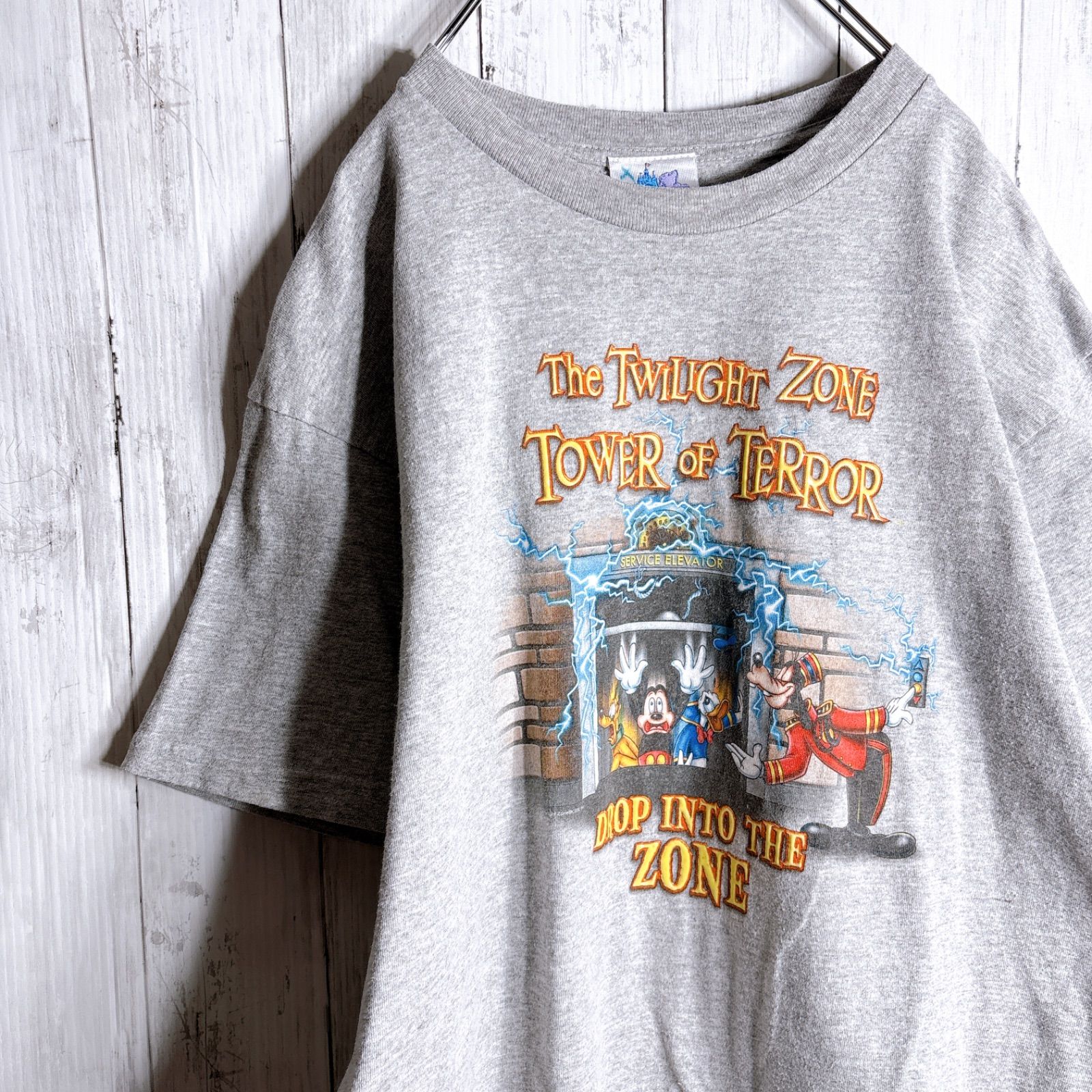 希少デザイン】90s~00s Vintage DISNEY T-SHIRT ディズニー グレー