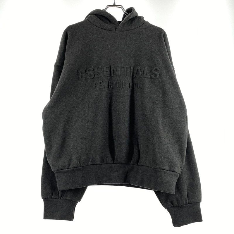 【中古品】 FEAR OF GOD ESSENTIALS フィア オブ ゴッド エッセンシャルズ EMBOS CLASSIC HOODIE エンボス クラシック フーディー 長袖 トップス プルーオーバーパーカー 【142-260718-sa-11-tei】