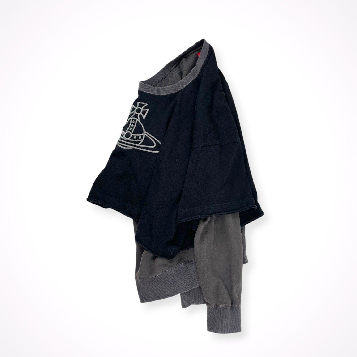 Vivienne Westwood RED LABEL / 3Dラインオーブ刺繍レイヤード裏毛