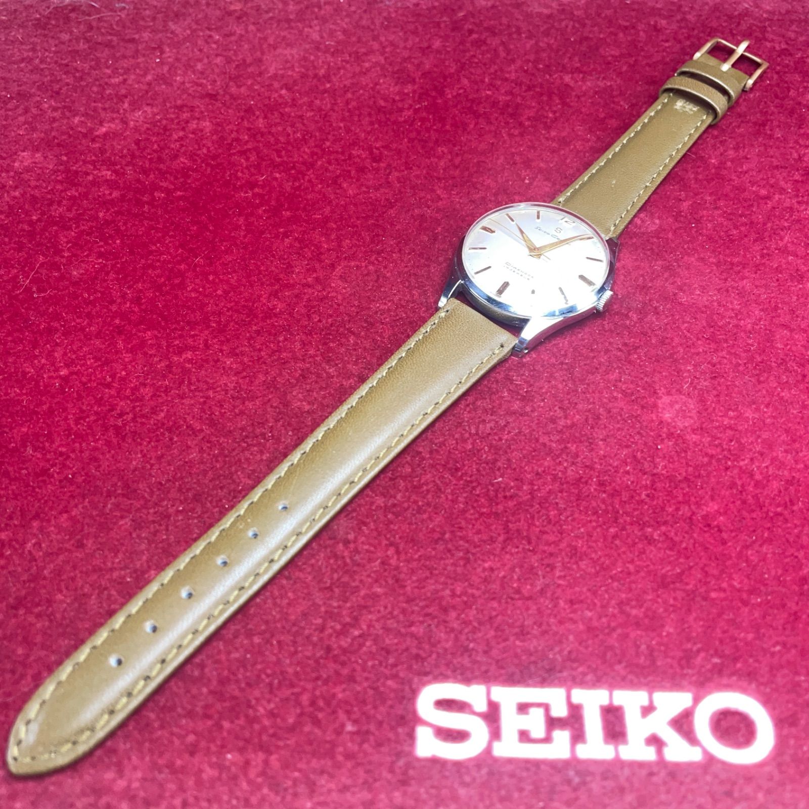 ★OH済 風防新品交換済 SEIKO セイコー クロノス Sマーク 17石 手巻 ☆OH済 風防新品交換済 SEIKO セイコー クロノス Sマーク 17石 手巻