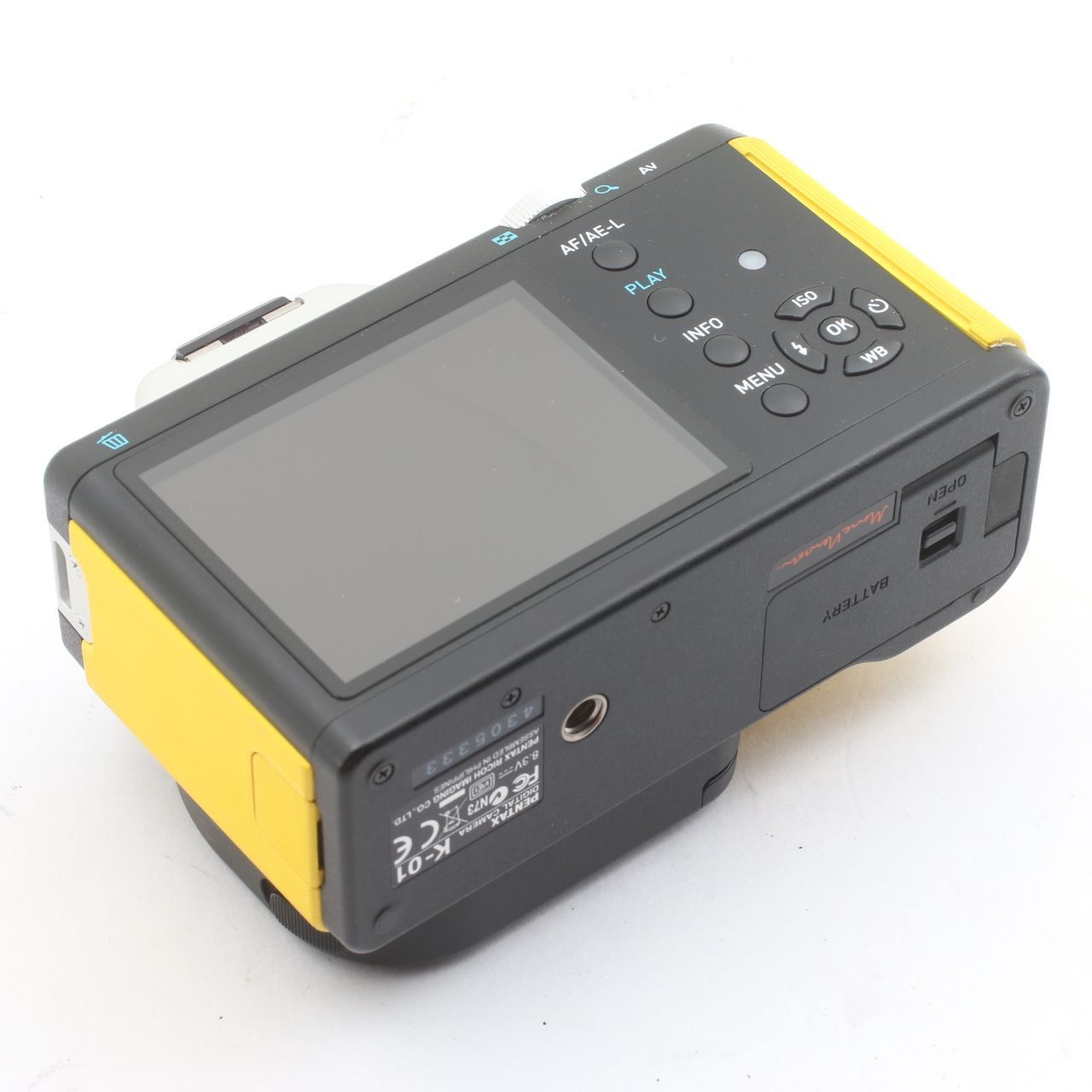PENTAX K-01 ボディ ブラック/イエロー ミラーレス一眼 Kマウント 動作