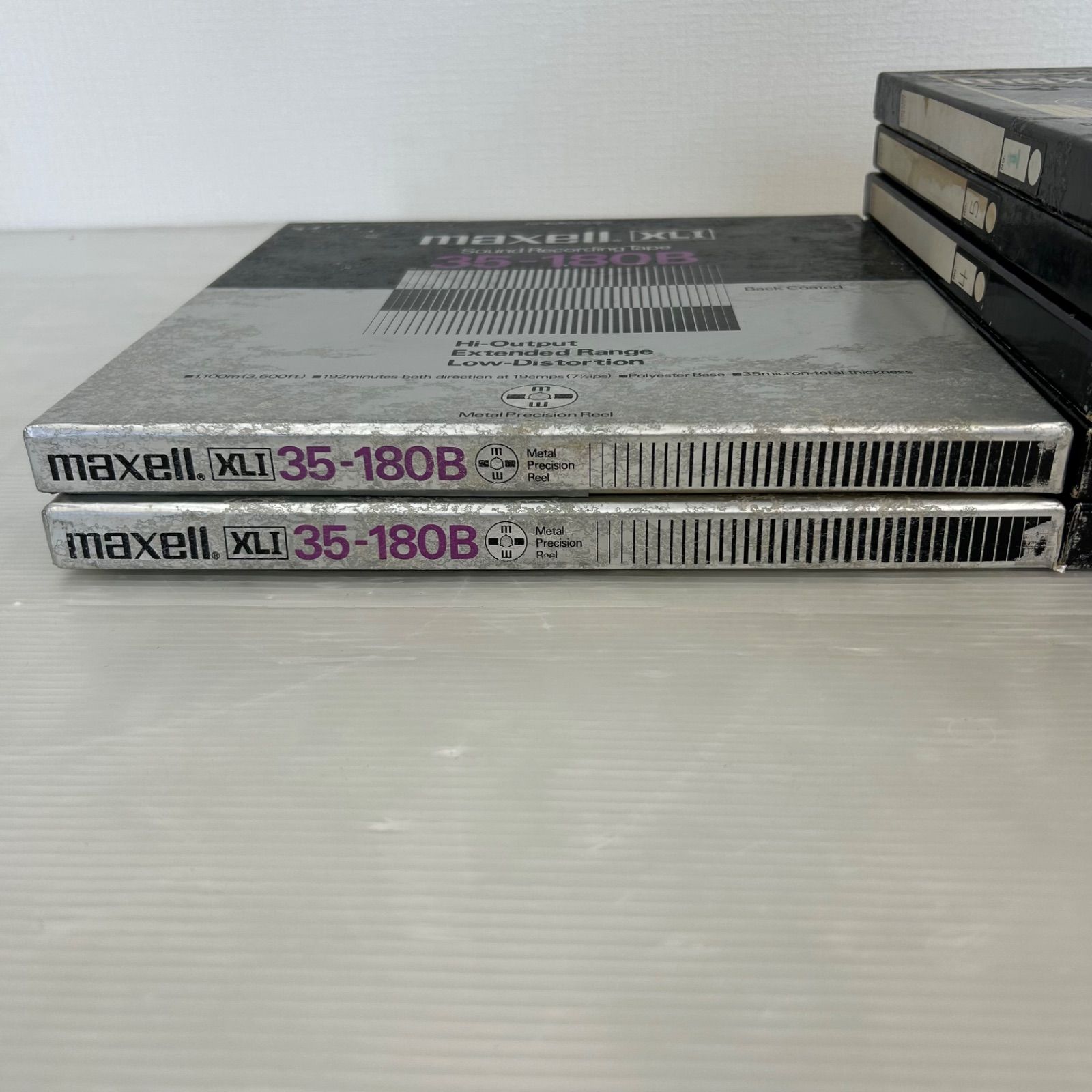 ☆maxell マクセル ☆UDXL ULI 35-180B オープンリールテープ Back
