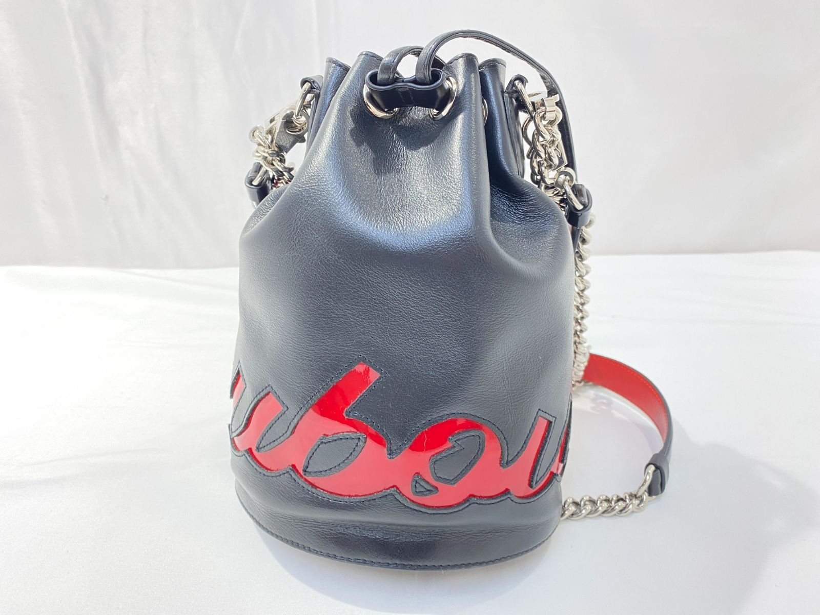 [七重浜85-1-080717nh] [併売]christian Louboutin クリスチャンルブタン バゲットバッグ[中古] [レディース]