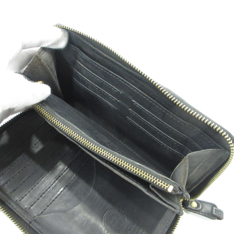 三重本店】 中古 長財布 BORSACASAE | ボルサカーサ ラウンド