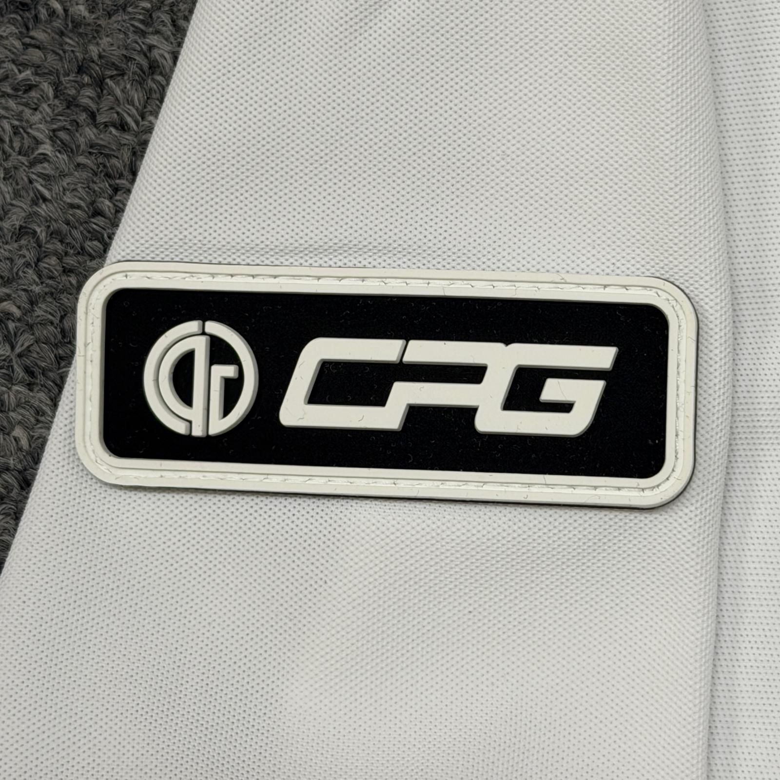 参考上代24200円 未使用 CPG GOLF ハーフジップポロシャツ 半袖