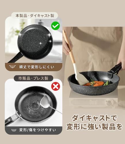 N◇CAROTE カローテ フライパン セット 12点 IH?ガス火対応 PFOAなどの