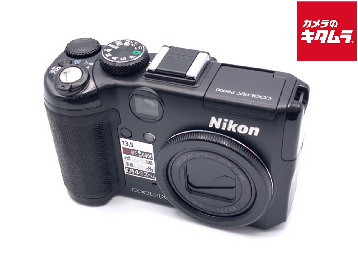 【中古】 【良品】 ニコン COOLPIX P6000 ブラック