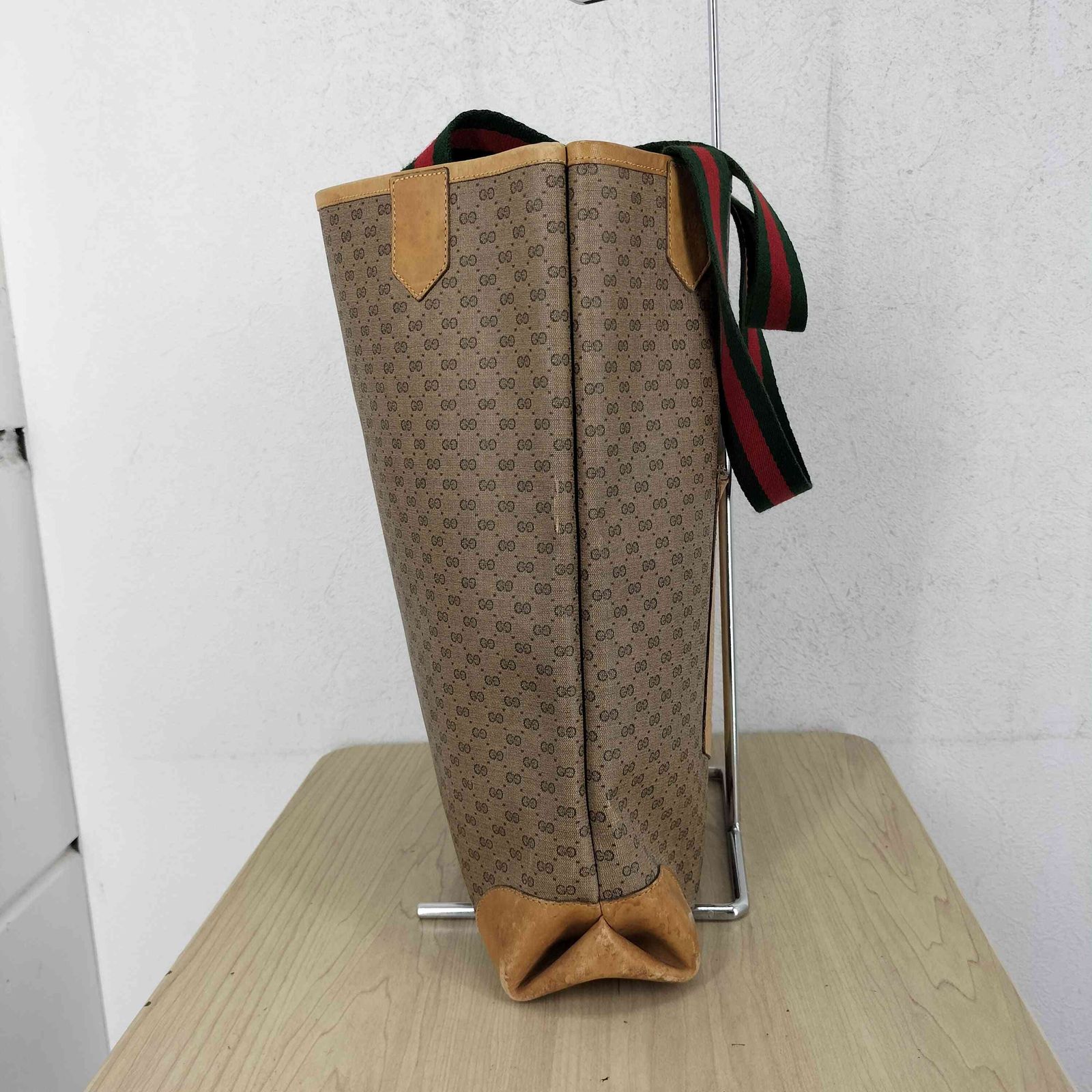 グッチ GUCCI オールド マイクロGG シェリーライン トートバッグ old
