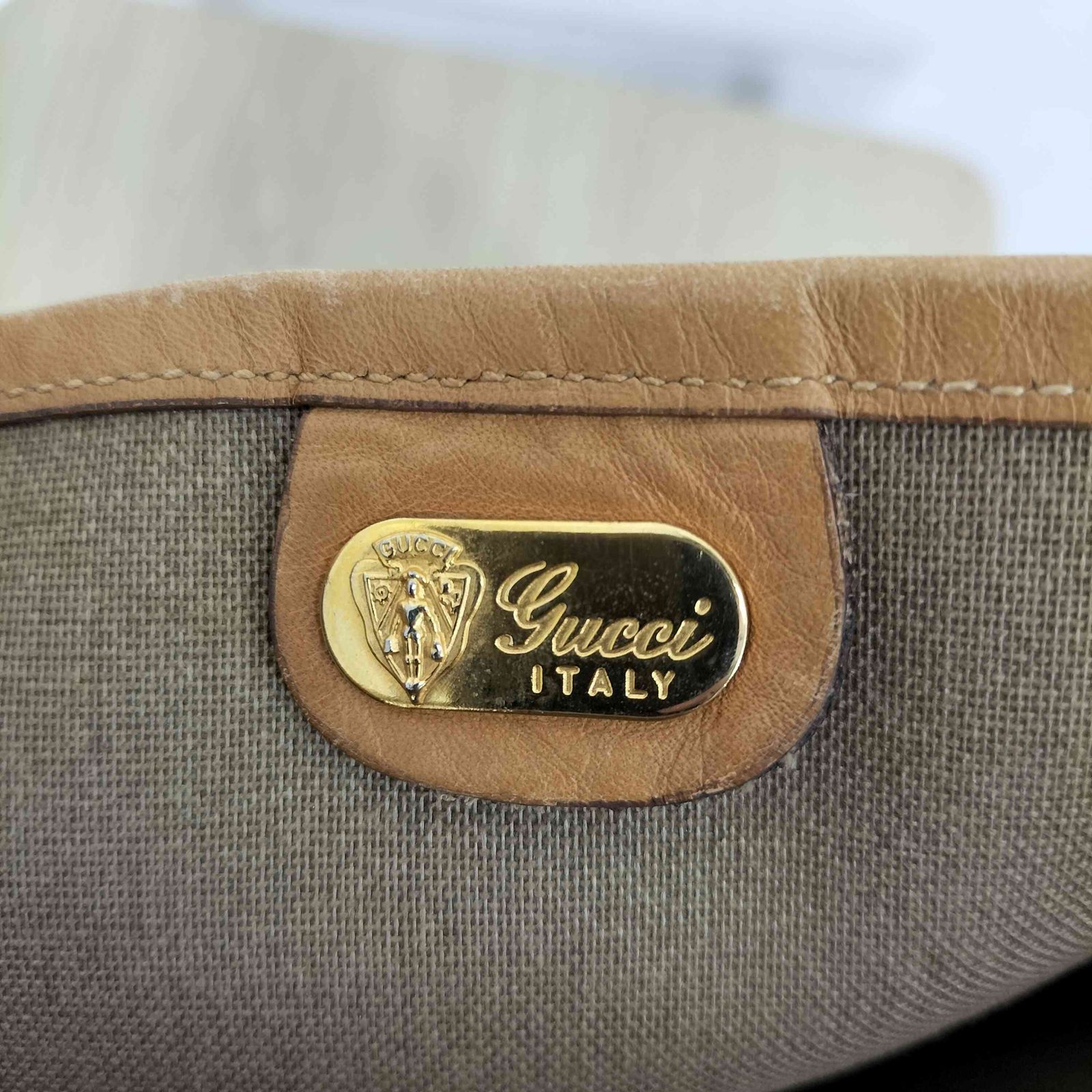 グッチ GUCCI オールド マイクロGG シェリーライン トートバッグ old