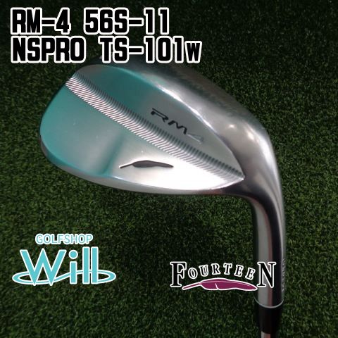 【中古】ウェッジ フォーティーン RM-4 56S-11/NSPRO TS-101w/wedge/56[0598]