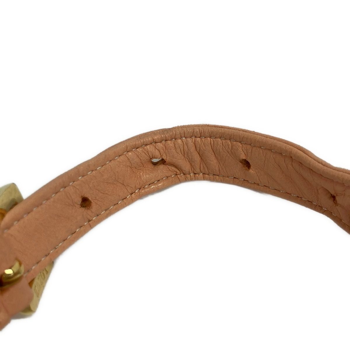LOEWE(ロエベ) ショルダーバッグ - ピンクベージュ 巾着型 レザー