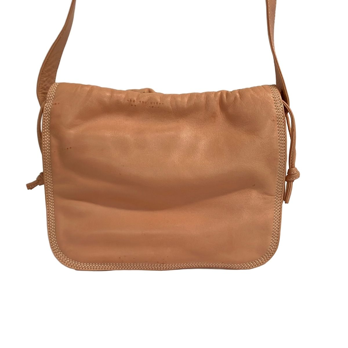 LOEWE(ロエベ) ショルダーバッグ - ピンクベージュ 巾着型 レザー