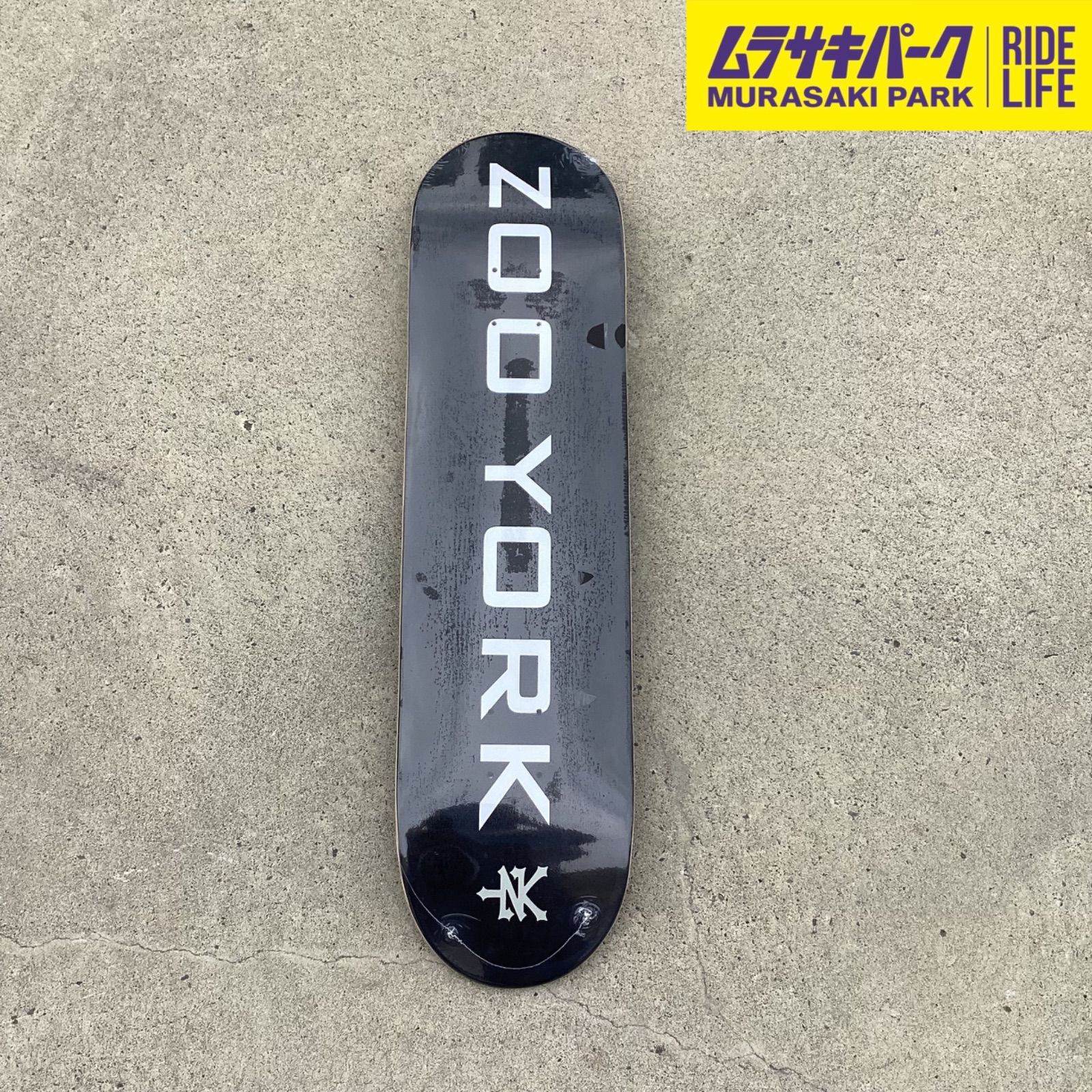 【SALE】【ムラサキパーク公式】ZOO YORK OG 95 LOGO BLOCK BLACK 8.0 inch ズーヨーク deckデッキスケボースケートボードSkateboardSKATEBOARD 7,123円