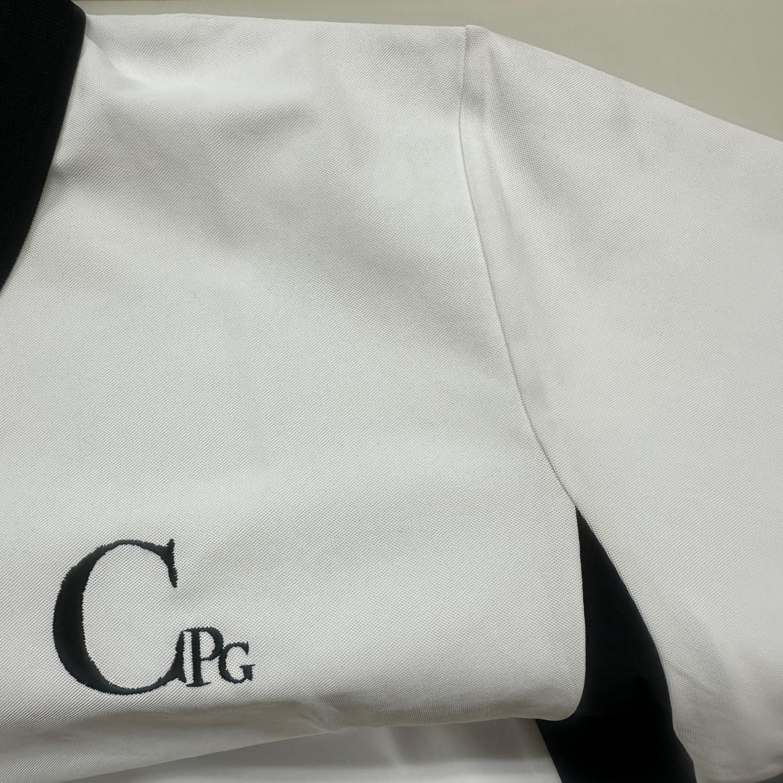 参考上代24200円 CPG GOLF ハーフジップポロシャツ 半袖 カットソー