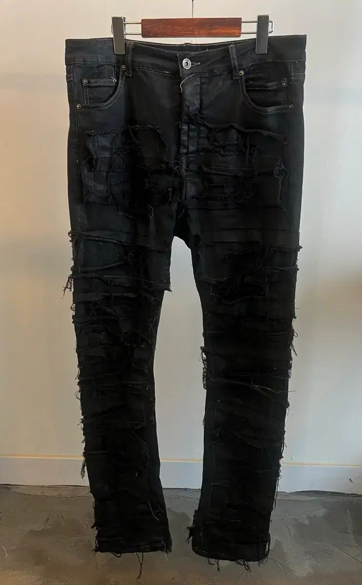 RICK OWENS リックオウエンス デトロイト CUT デストロイ ジーン 品 (正規品) 34