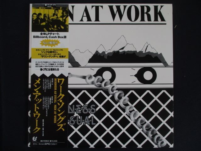 LPレコード LP/レコード 0329□メンアットワーク/ワークソングズ/帯付/253P379