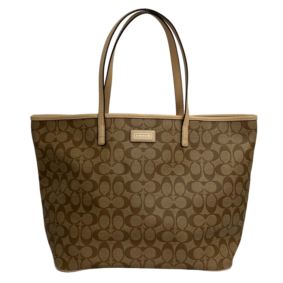 COACH(コーチ) トートバッグ ラージパーカーメトロシグネチャートート