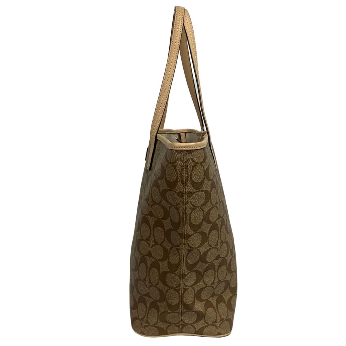 COACH(コーチ) トートバッグ ラージパーカーメトロシグネチャートート 