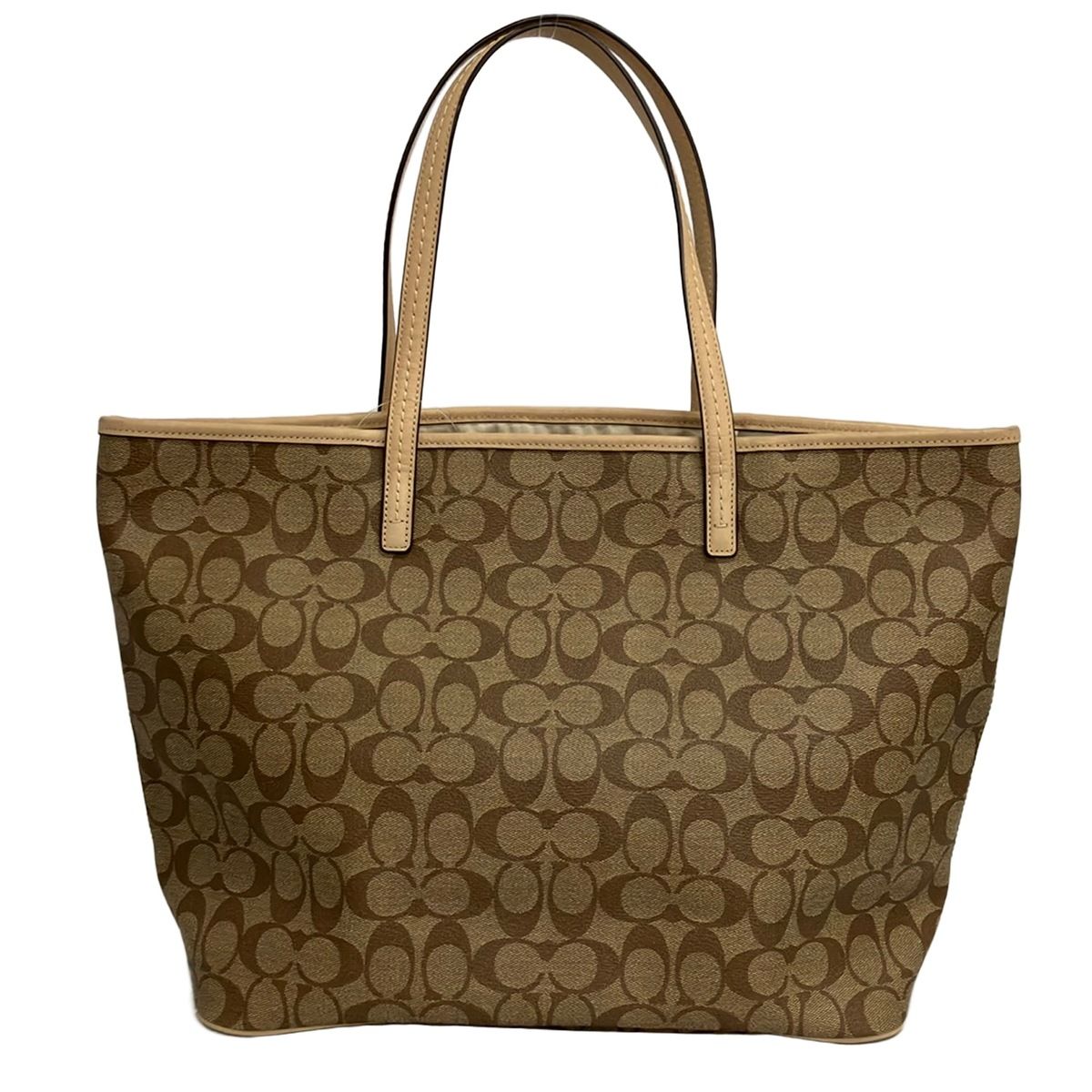 COACH(コーチ) トートバッグ ラージパーカーメトロシグネチャートート
