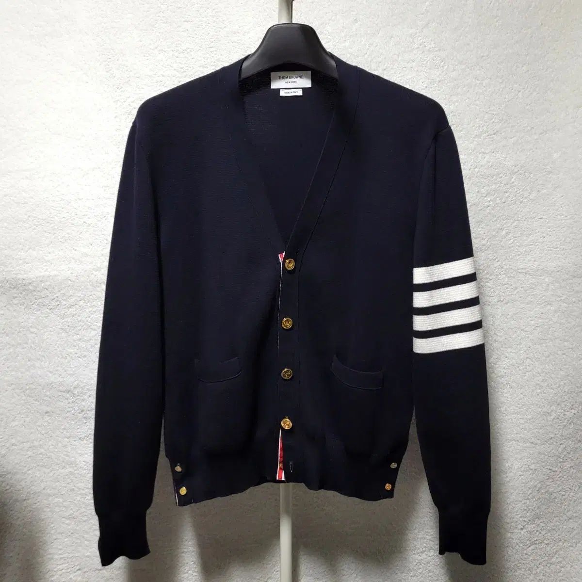 百貨店購入版 2 / トム・ブラウン ミラノ スティッチ ゴールド金具 カーディガン
