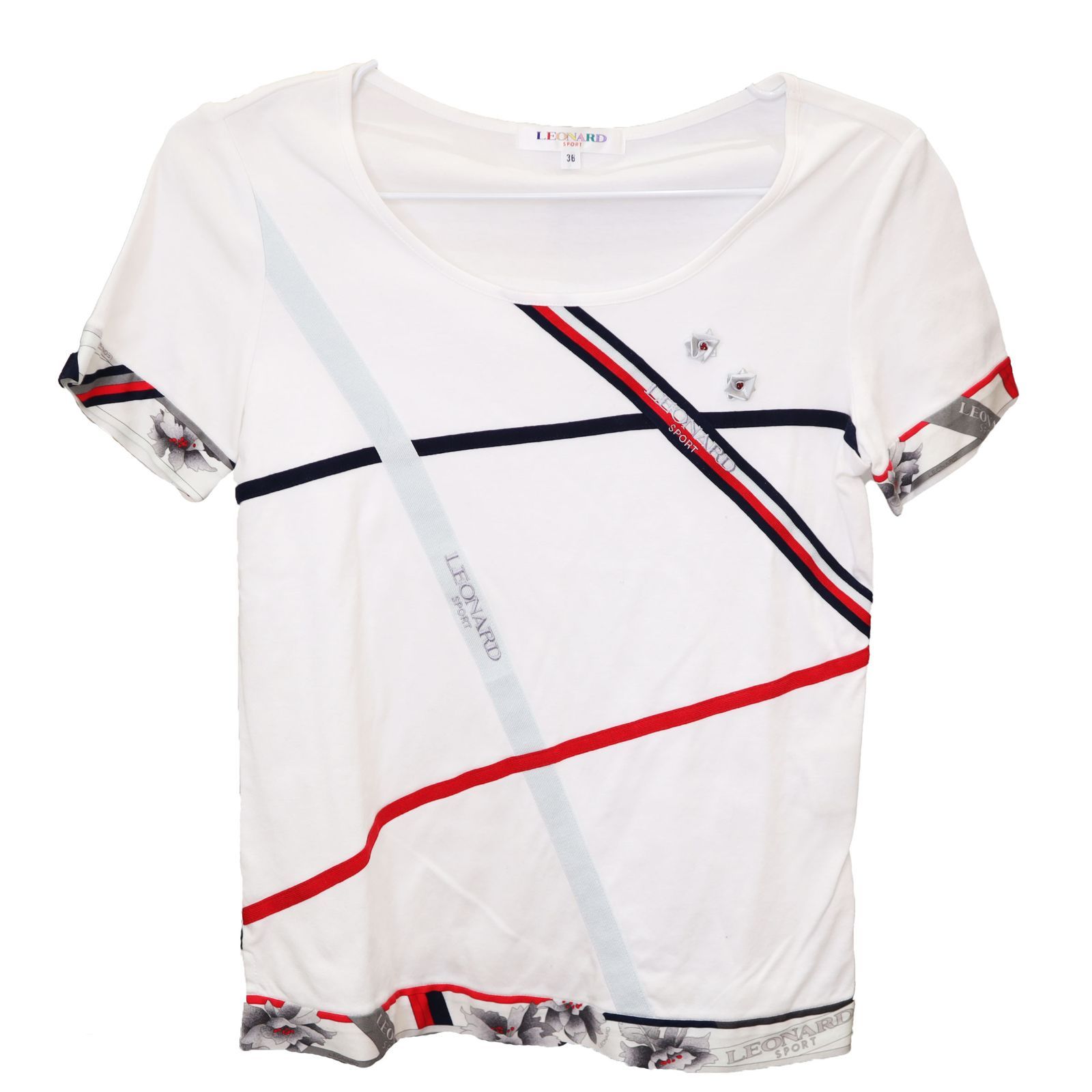 [Used] LEONARD SPORT Leonard Sports T Shirt Women's Men's Apparel White
