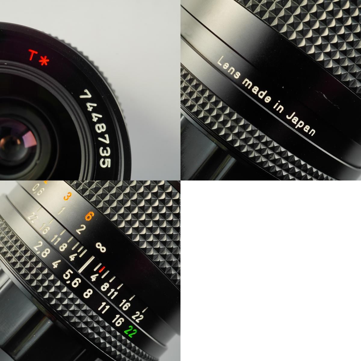 Serviced】 CONTAX コンタックス Carl Zeiss Distagon T* 25mm F/2.8