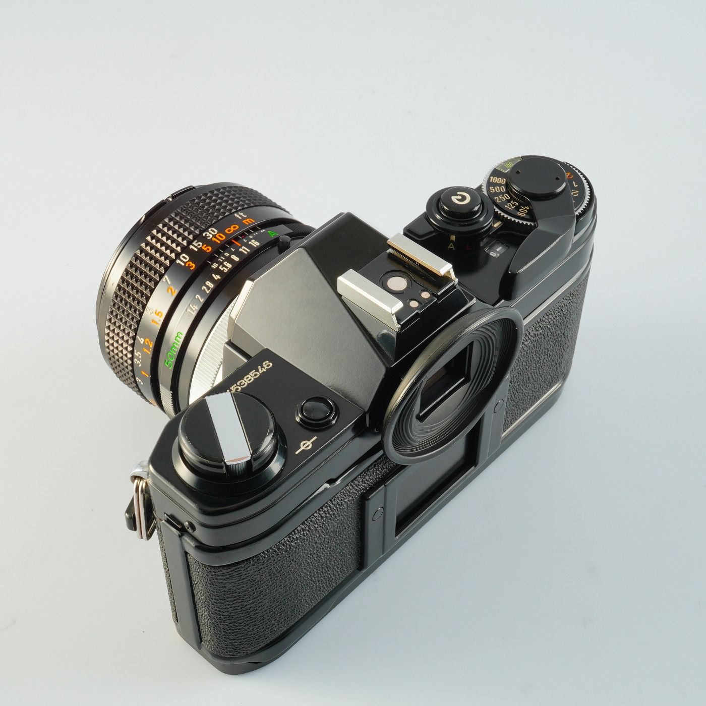 Canon キヤノン AE-1 Black + FD 50mm F/1.4 S.S.C. MF フィルム一眼