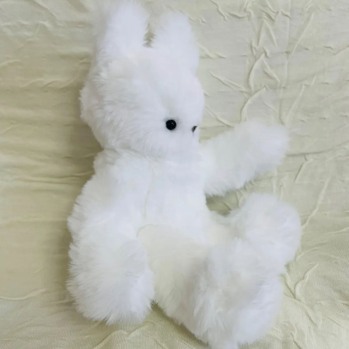手作り うさぎ ぬいぐるみ ハンドメイド 白うさぎ 兎 もこもこ