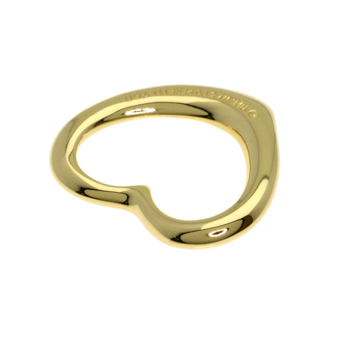 TIFFANY&Co. ティファニー オープンハート TOP ペンダントトップ K18YG