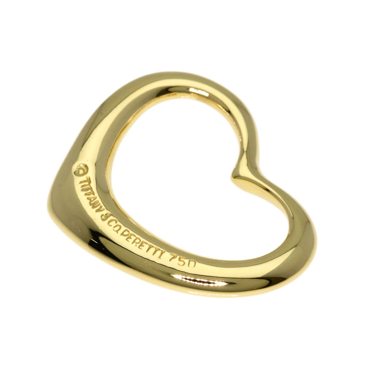 TIFFANY&Co. ティファニー オープンハート TOP ペンダントトップ K18YG