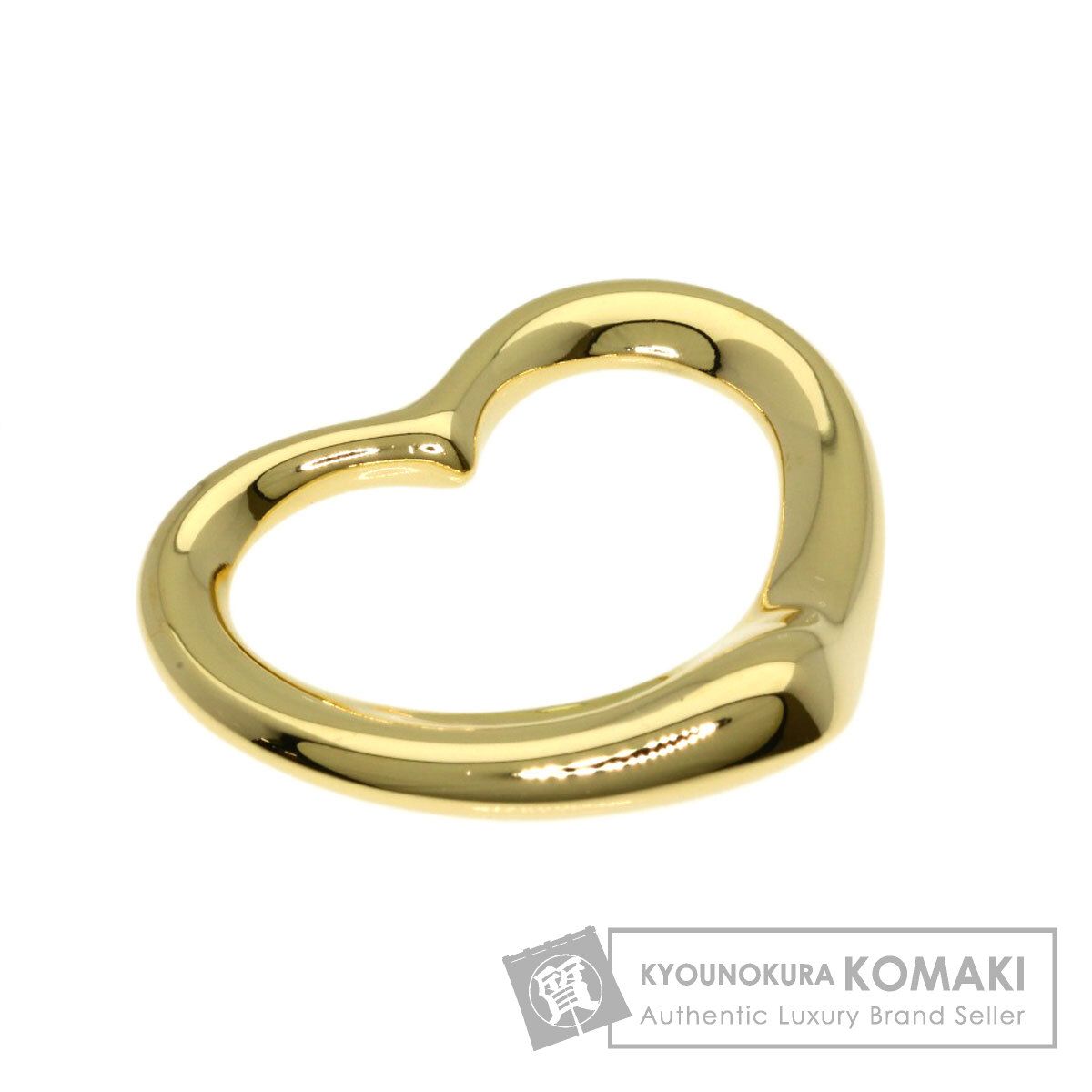 ティファニー オープンハート ペンダントトップ K18YG 750 約7mm TIFFANY&Co. ティファニー オープンハート TOP ペンダントトップ K18YG