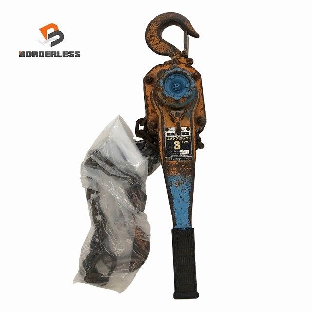 ☆中古品 ☆KITO キトー レバーブロック L5形 LB032 荷重3.2ton 揚程1.5m レバーホイスト ガッチャ 荷締め 荷揚げ131861
