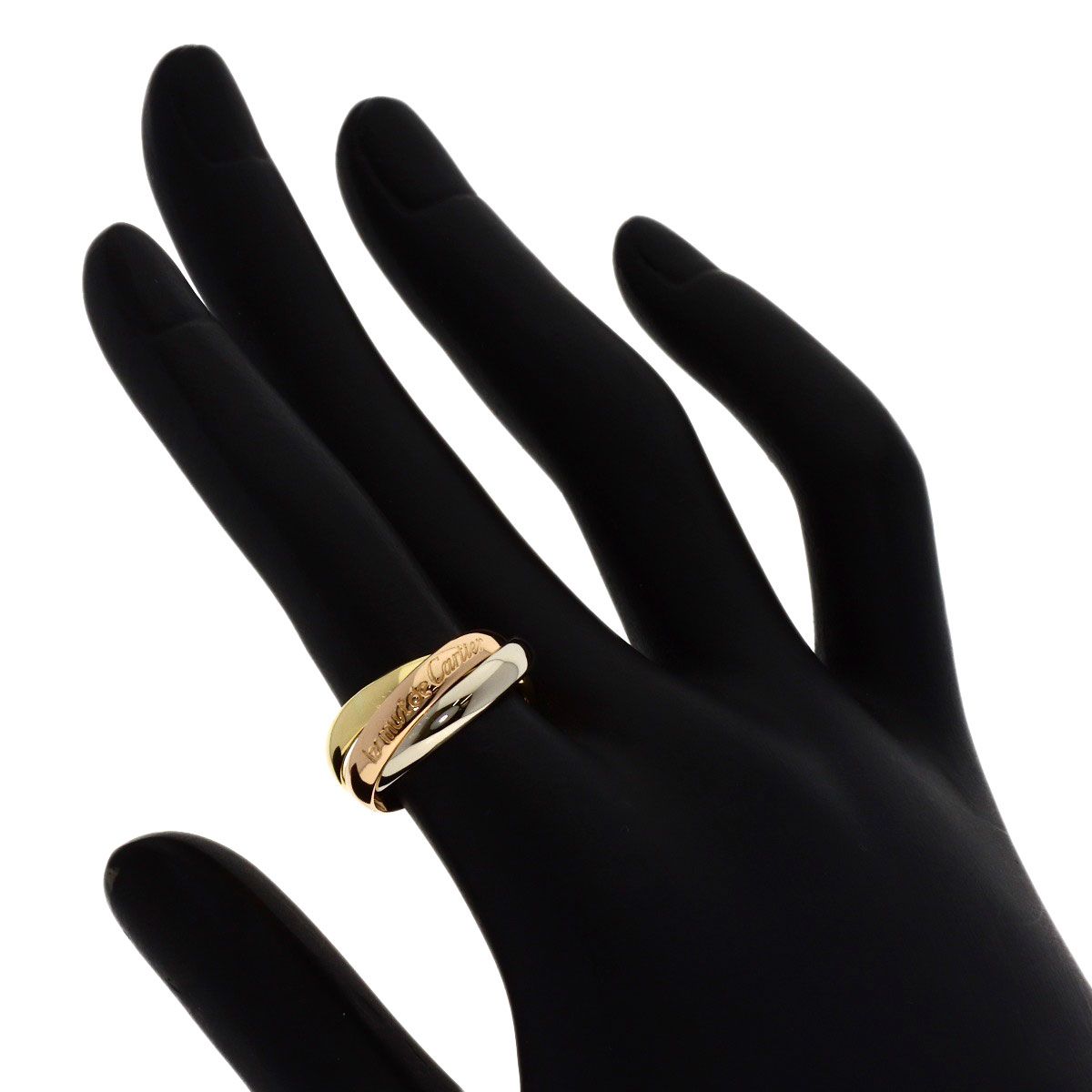 CARTIER カルティエ トリニティ #50 リング・指輪 K18YG K18PG K18WG