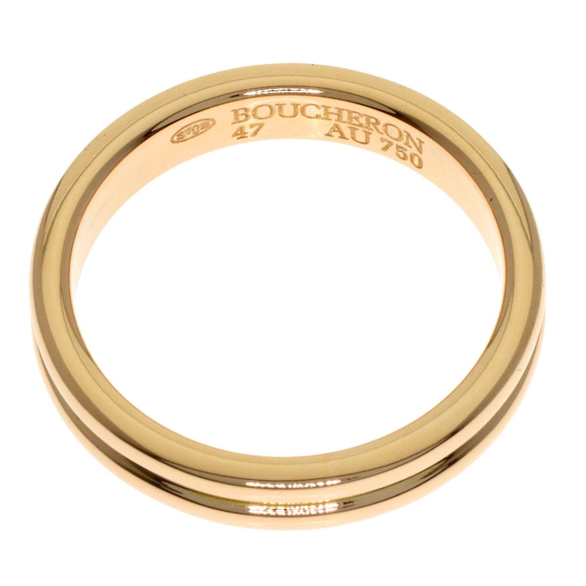 Boucheron ゴドロン サイズ47 Boucheron ブシュロン ゴドロン #47 リング・指輪 K18PG レディース