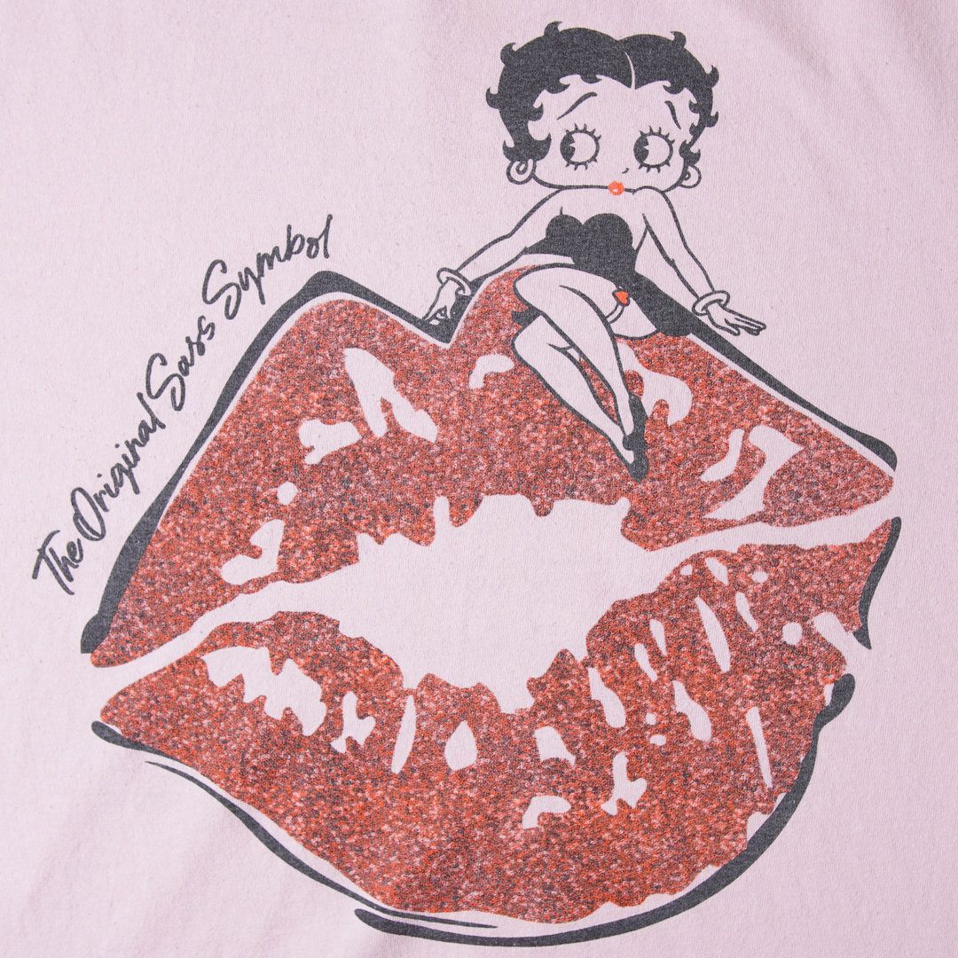 ベティ ブープ Betty Boop Tシャツ L ピンク ユニセックス ベティ