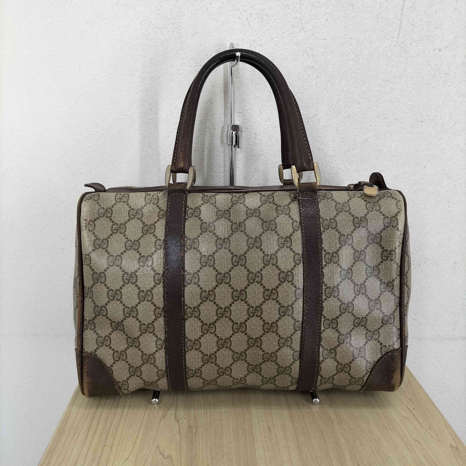 グッチ GUCCI オールド GGスプリーム ボストンバッグ ハンドバッグ old