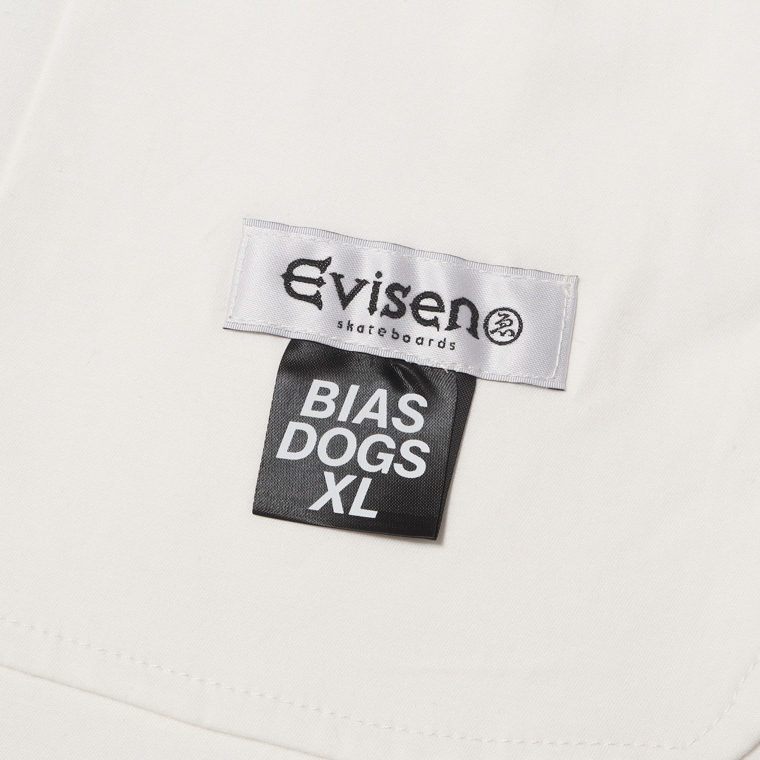 【新品】Evisen Skateboards エビセン パンツ ホワイト 白 サイズ:XL 23AW BIAS DOGS ストレッチツイル ワイド イージーパンツ Lets go STRECH TWILL EASY PANTS ボトムス ズボン【メンズ】 新品】Evisen Skateboards エビセン パンツ ホワイト 白 サイズ:XL