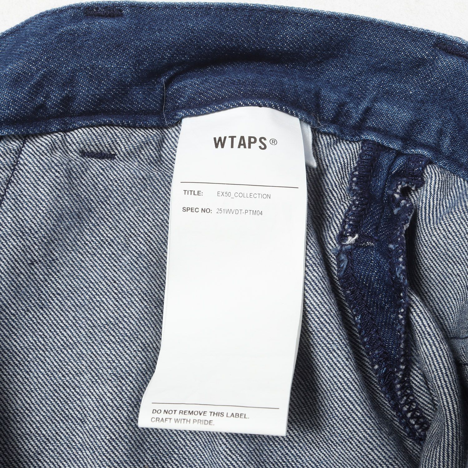 美品】WTAPS ダブルタップス パンツ インディゴ サイズ:L 25SS