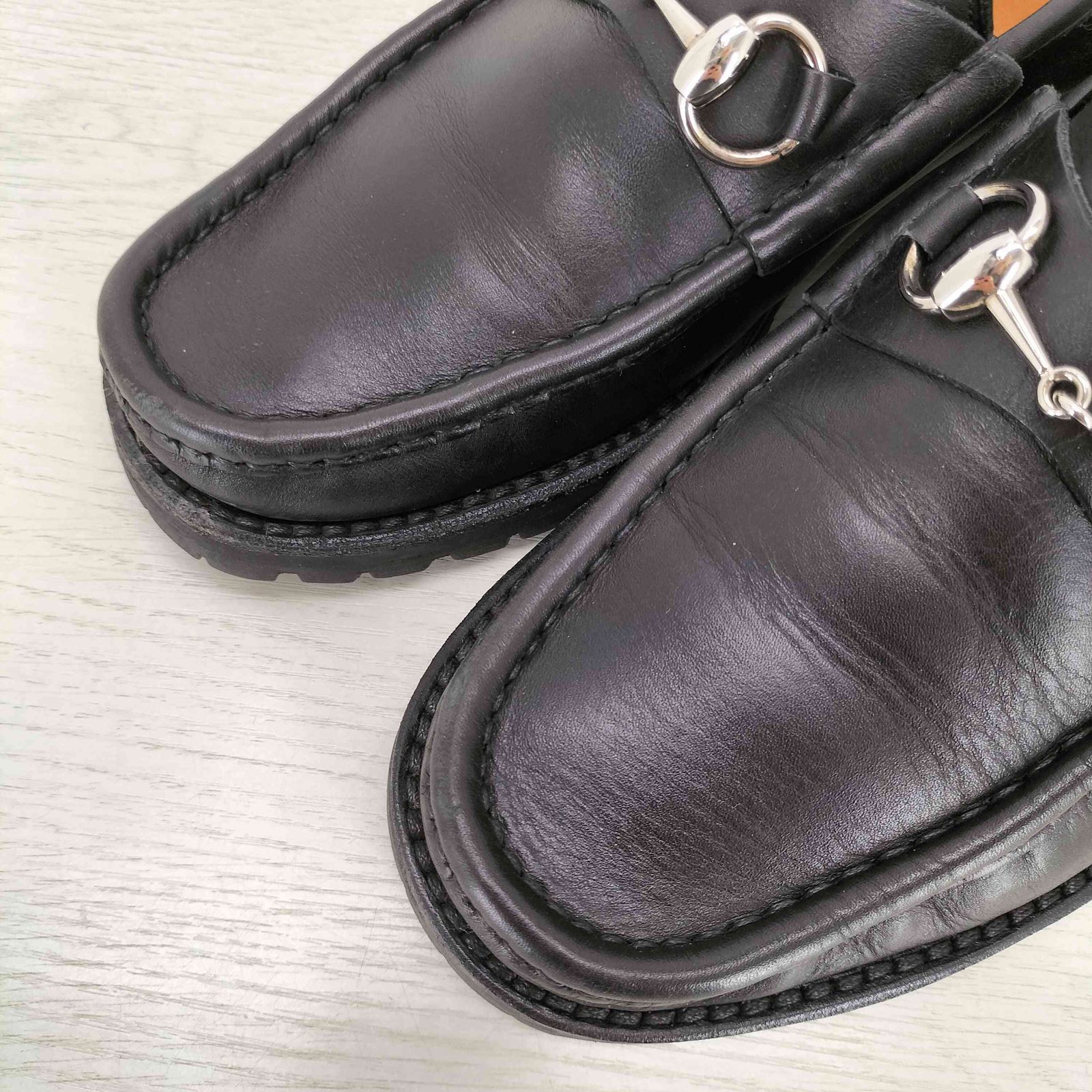 グッチ GUCCI ホースビットローファー メンズ 41 - メルカリ